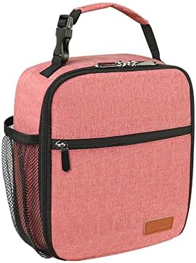 Lunch Box for Men Women Adults Small Lunch Bag for Office Work Picnic - Reusable Portable Lunchbox, Black
