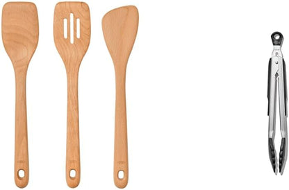 OXO Good Grips Wooden Spoon Set, 3-Piece, Brown