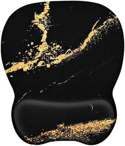 Ergonomic Mouse Pad with Wrist Support | Memory Foam Mousepad for Office and Gaming | Non-Slip Base Computer Mouse Pad | Smooth Tracking Desk Accessory | Comfortable Wrist Rest Mouse Pad - PuriLite