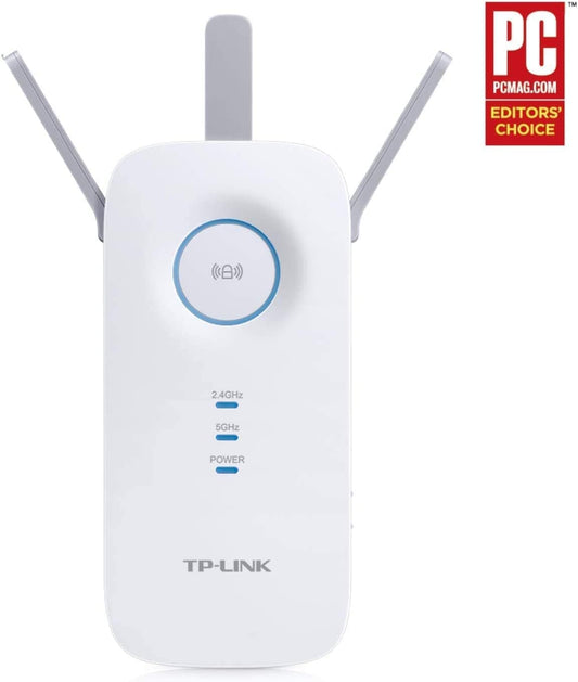 TP-Link AC1750 WiFi Extender (RE450) - Up to 1750Mbps, Dual Band WiFi Repeater, Internet Booster, Extend WiFi Range Further - PuriLite