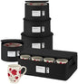 Hard Shell China Storage Containers | Dish Storage Boxes | Moving Storage Containers | Dinnerware Organizer Set | Seasonal Storage Solutions - PuriLite