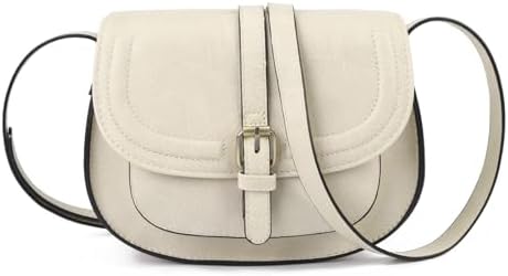 Crossbody Bags for Women Small Over the Shoulder Saddle Purses and Boho Cross body Handbags,Vegan Leather