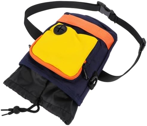 Dog Treat Pouch with Adjustable Waist Strap Lightweight and Durable Pet Training Bag for Treats and