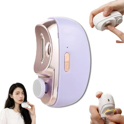 3 in 1 Automatic Electric Nail Clipper,2025 New Electric Toe Nail Clippers with Polishing,Nail Clippers for Seniors,3 in 1 Electric Nail Clipper,with 2 Adjustable Speeds,for Seniors Adults (White)