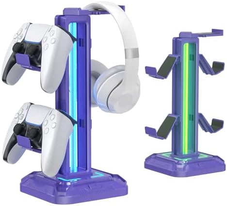 Purilite Select RGB Headphone &amp; Controller Stand