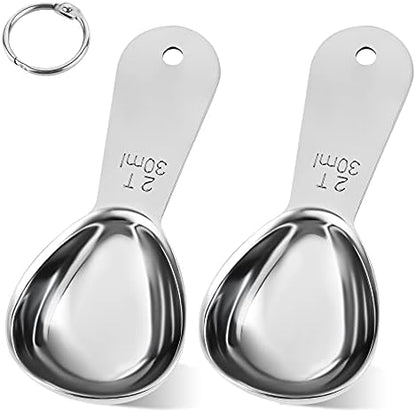 Smithcraft Measuring Cup Set of 8 Stainless Steel Measuring Cups18/8(304) Steel Material Heavy Duty 8 Measuring Cups and 1 Ring Set of 9