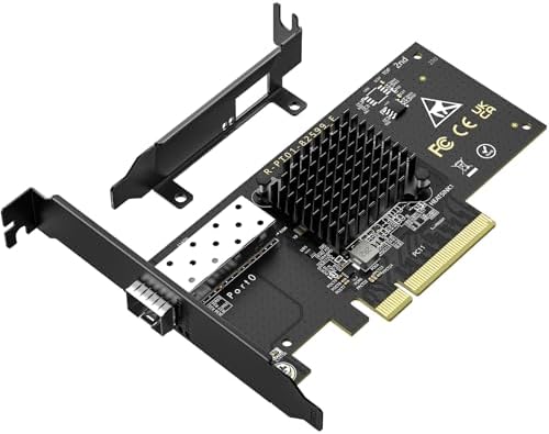 10G PCI-E Network Card with 10Gbps Dual RJ45 Ports, Intel X540-T2 Conrtoller, VIMIN 10Gb Ethernet Adapter Card Compatible with PCI Express X8, X16, Support Windows/Windows Server/Linux/VMware
