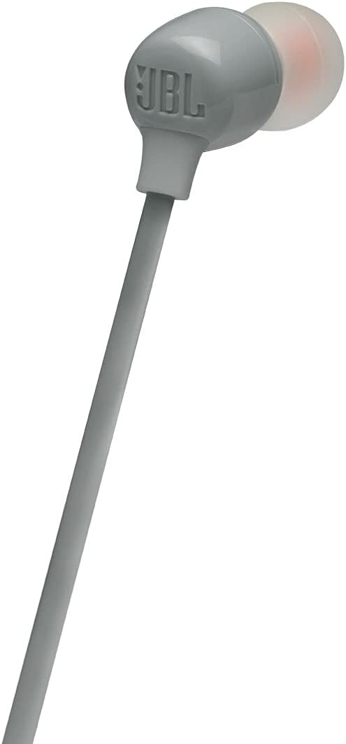 JBL Tune 125BT Wireless in-Ear Bluetooth Headphones, 16 Hour Playtime - White