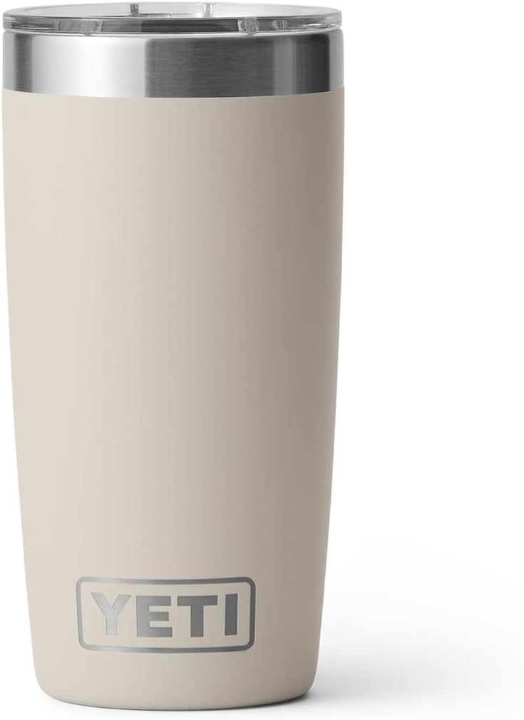 YETI Rambler 10 oz Tumbler, Stainless Steel, Vacuum Insulated with MagSlider Lid, White