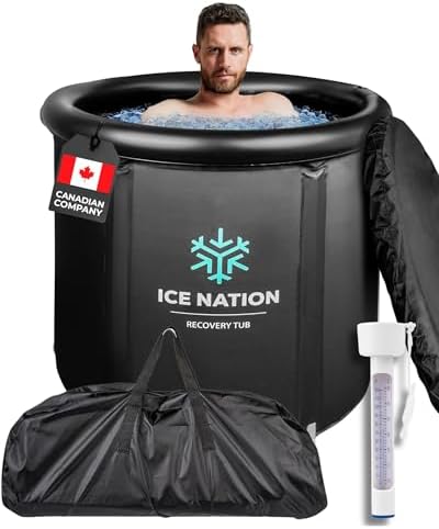 XL Ice Bath Tub, 100 Gal Cold Plunge, Portable, for Athletes, Canadian Owned