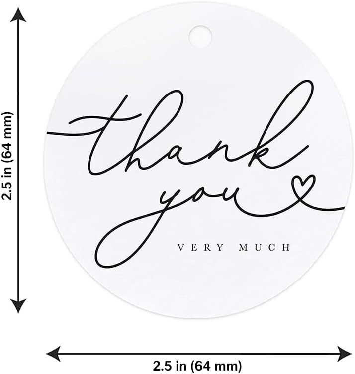 Bliss Collections Thank You Cards - Cards for Weddings, Receptions, Bridal Showers, Baby Showers, Graduations, Special (Rustic Greenery - 25 pieces)