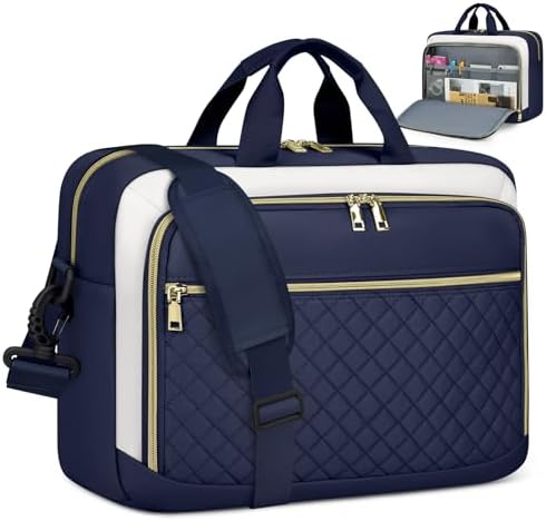 Laptop Bag 17 Inch Laptop Briefcase for Women Waterproof Computer Messenger Bag Professional Laptop Case for Business Work - PuriLite