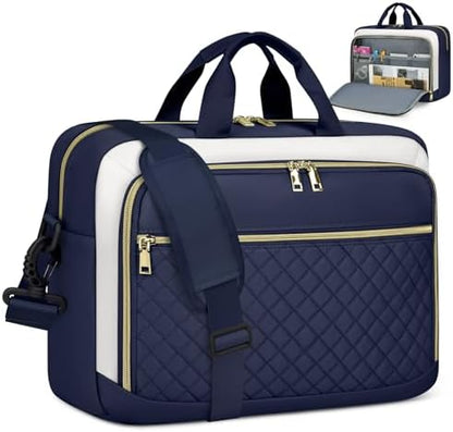 Laptop Bag 17 Inch Laptop Briefcase for Women Waterproof Computer Messenger Bag Professional Laptop Case for Business Work - PuriLite