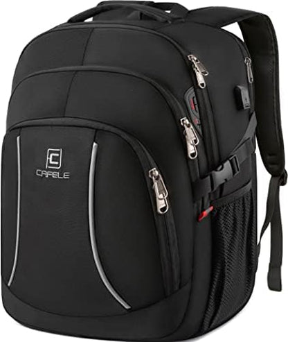 RFID Cafele Laptop Backpack Travel Computer Backpack College Bookbag School Backpack with USB Charging Port