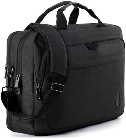 BAGSMART 17.3 Inch Laptop Bag, Expandable Computer Bag Laptop Briefcase Men Women Laptop Shoulder Bag