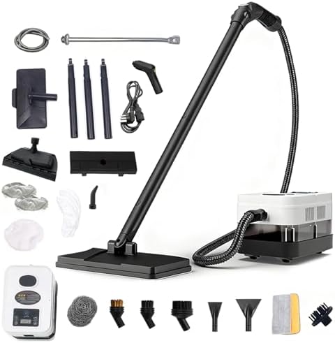 12-in-1 Steam Mop,21 PCS Attachments Detachable Handheld Steamer