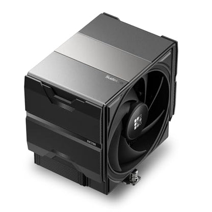 Sudokoo SK700 White AM5 CPU Cooler : 7 Heatpipes CPU Air Cooler for AM5 Exclusive - Single Tower PC Cooling with 120mm FDB PWM Quiet Fan & L-Rail Lock Mount