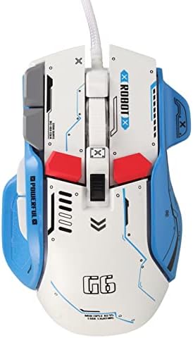 Wired Gaming Mouse 12800 DPI – RGB Backlit Ergonomic Optical Gamer Mouse with 10 Programmable Buttons for PC, Laptop, Desktop - PuriLite