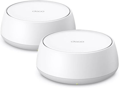 TP-Link Deco BE5000 Dual-Band WiFi 7 Mesh System (Deco BE25) – Supports 150+ Devices, 5GHz/2.4GHz, 2.5Gbps Ports, MLO, 4K-QAM, HomeShield Security, Universal Compatibility (3-Pack)