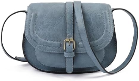Crossbody Bags for Women Small Over the Shoulder Saddle Purses and Boho Cross body Handbags,Vegan Leather