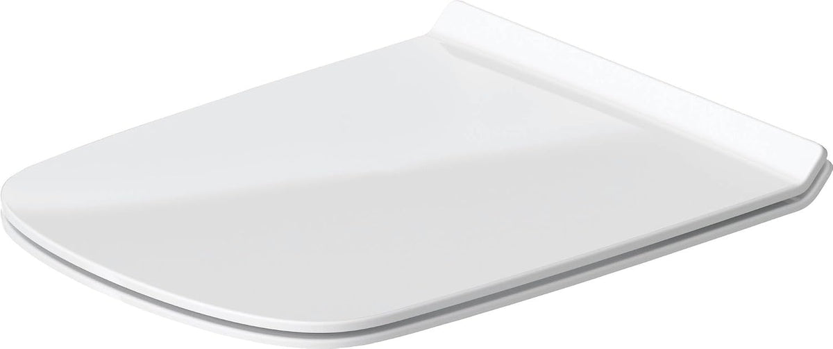 Duravit DuraStyle Toilet Seat & Cover | Elongated Slow-Close Seat with Stainless Steel Hinges