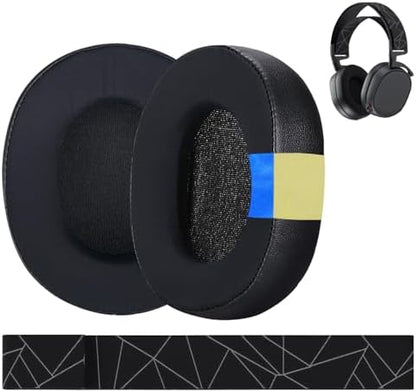 Ear Pads & Headband Replacement for SteelSeries Arctis 7/9 / Pro & Prime Wireless Gaming Headset etc. by MMOBIEL - Cooling Gel Ear Pad Cushions & Elastic Fabric Headband Top Pad Cushion