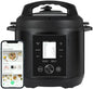 CHEF iQ Smart Pressure Cooker with WiFi and Built-in Scale - Easy-to-Use 10-in-1 Multicooker with 500+ Guided Recipes - Rice Cooker, Slow Cooker, Instant Meals for Foodies - 6 Quart - Family Size