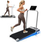 Yagud Walking Pad with 8% Incline, 3 in 1 Treadmill for Home & Office, 2.5HP Under Desk Treadmill with Handle, Portable Treadmill with Remote Control & Led Display, No Installation