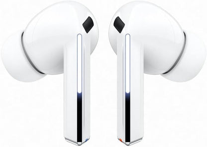 Samsung Galaxy Buds3Pro, Wireless Bluetooth Earbuds with Adaptive Noise Control, Sweat and Water Resistance, AI translator, Hi-Fi Sound, 360 Audio – White (CAD Version & Warranty)