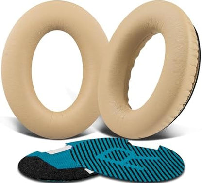 SoloWIT Earpads Cushions for Bose Headphones, Replacement Ear Pads for Bose QuietComfort 15 QC15 QC25 QC2 QC35/Ae2 Ae2i Ae2w/SoundTrue & SoundLink Around-Ear Series - QC25 PL Black&Blue
