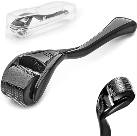 Derma Roller 0.5mm Microneedling Roller 540 Titanium For Women and Men
