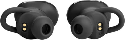 JBL Endurance Race Waterproof True Wireless Active Sport Earbuds, with Microphone, 30H Battery Life, Comfortable, dustproof, Android and Apple iOS Compatible (Black)