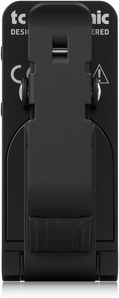 TC Electronic POLYTUNE CLIP Clip-On Tuner with Polyphonic, Strobe and Chromatic Modes and 108 LED Matrix Display for Ultimate Tuning Performance