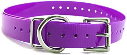 Sparky Pet Co - Purple, Roller Buckle 3/4" Replacement Collar - Compatible with Garmin, Delta, Dogtra, SportDOG, E Collar, Tri Tronics, Educator Style Compatible Systems, E Collar Systems