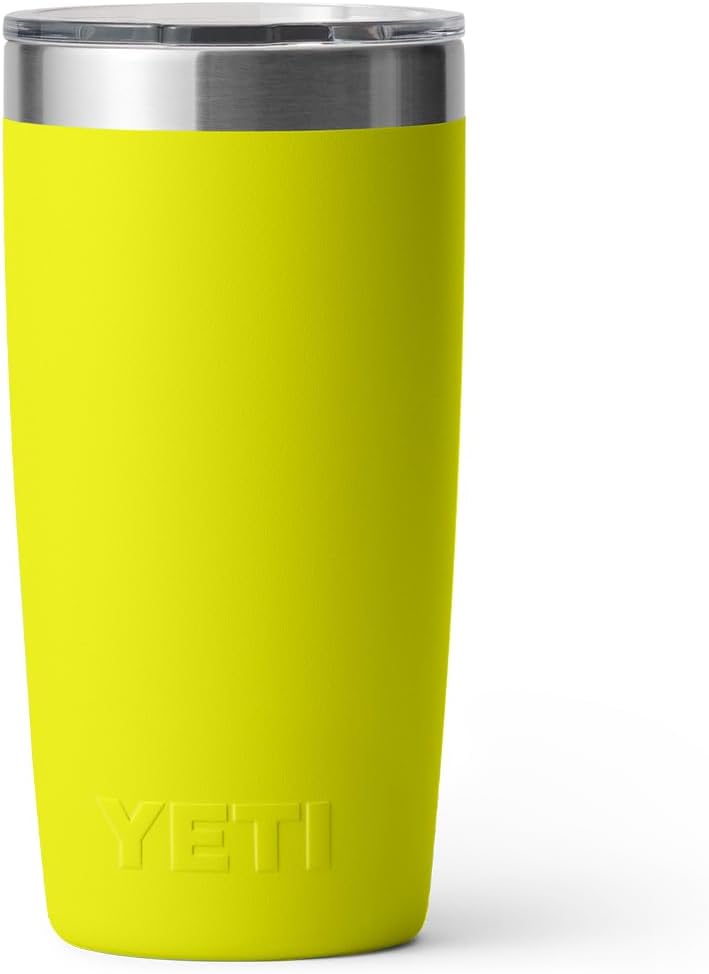 YETI Rambler 10 oz Tumbler, Stainless Steel, Vacuum Insulated with MagSlider Lid, White