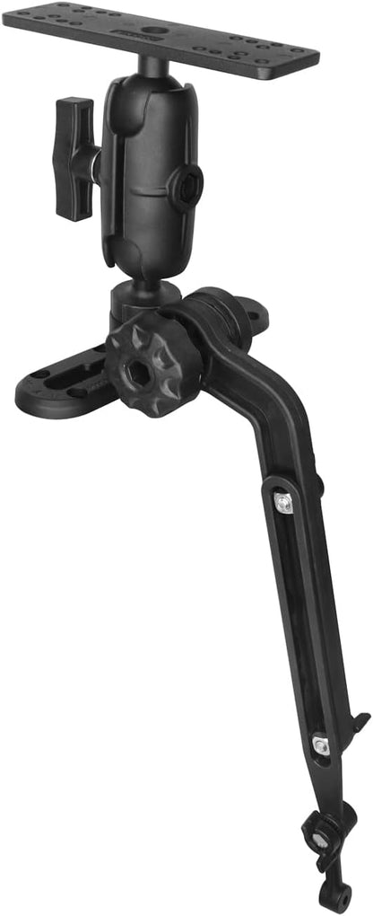 Strg Fish Finder Mount, Kayak Transducer Mounting Arm, Marine Electronics Mounts 1.5" Ball Universal Fish Finder Mount Base Compatible with Scotty Garmin Lowrance Fish Finder