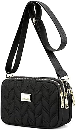 YANAIER Crossbody Bag for Women Small Cell Phone Purse Quilted Shoulder Bag Wallet For Gilrs