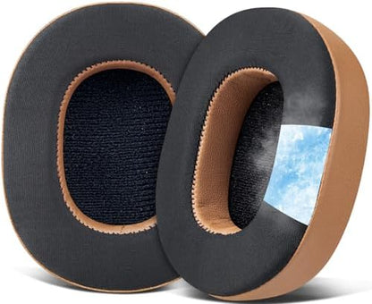 SOULWIT Replacement Earpads for Skullcandy Hesh 3/ANC/Evo & Crusher Wireless/ANC/Evo & Venue ANC Over-Ear Headphones, Ear Pads Cushions with Noise Isolation Foam - Hesh3 PL Black