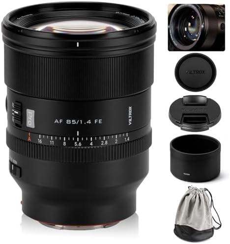 VILTROX 25mm f1.7 E, APS-C Lens for Sony E, Large Aperture STM Auto Focus Lens for Sony E-Mount A7C A7RII A7SII A7II A7RIII A7IV A7RIV A9 A1 ZVE1 A93 A6700 A6600 A6500 A6400 FX3 ZV-E10 FX30 ZV-E10II