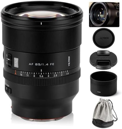 VILTROX 25mm f1.7 E, APS-C Lens for Sony E, Large Aperture STM Auto Focus Lens for Sony E-Mount A7C A7RII A7SII A7II A7RIII A7IV A7RIV A9 A1 ZVE1 A93 A6700 A6600 A6500 A6400 FX3 ZV-E10 FX30 ZV-E10II