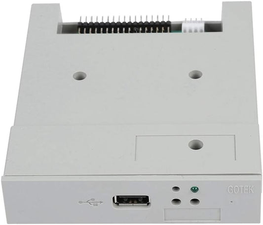 SSD Floppy Drive,Tangxi SFR1M44-U 3.5in 1.44MB USB SSD Floppy Drive Emulator+CD Screws,Plug and Play,Easy to Install,Gray - PuriLite