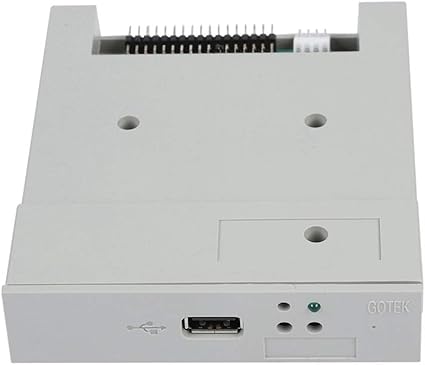 SSD Floppy Drive,Tangxi SFR1M44-U 3.5in 1.44MB USB SSD Floppy Drive Emulator+CD Screws,Plug and Play,Easy to Install,Gray