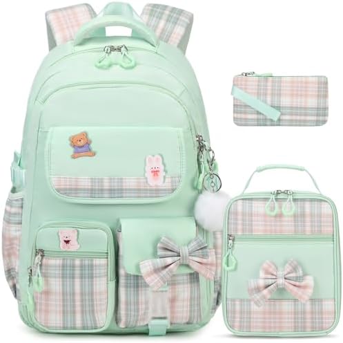 ACESAK Girls Backpack - 3PCS Backpack for Girls Cute School Backpacks for Girls Kindergarten