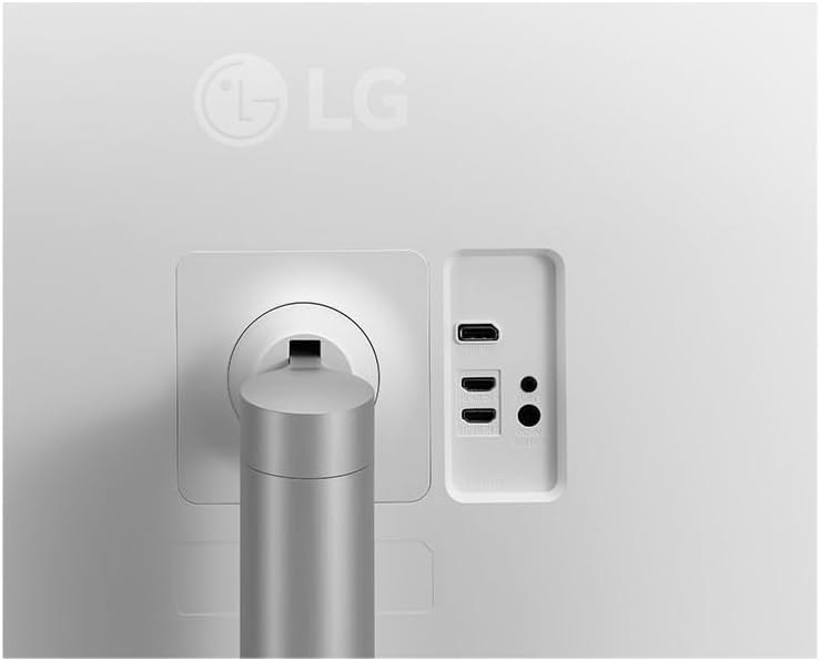 LG 27" 27BA45U-B 27" Ultrafine UHD (3840 x 2160) 4K IPS Monitor – 5ms 60Hz HDR10, DCI-P3 90%, Tilt/Height/Swivel/Pivot Adjustment, HDMI & DisplayPort, Eye Comfort, Black