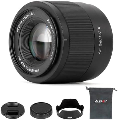 VILTROX 25mm f1.7 E, APS-C Lens for Sony E, Large Aperture STM Auto Focus Lens for Sony E-Mount A7C A7RII A7SII A7II A7RIII A7IV A7RIV A9 A1 ZVE1 A93 A6700 A6600 A6500 A6400 FX3 ZV-E10 FX30 ZV-E10II