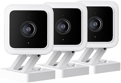 Wyze Cam v3 with Color Night Vision, Wired 1080p HD Indoor/Outdoor Security Camera, 2-Way Audio, Works with Alexa, Google Assistant, and IFTTT, 2-Pack