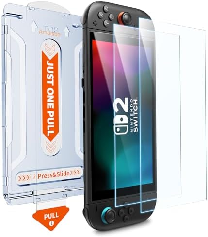 Ambison Screen Protector Tempered Glass Compatible with Nintendo Switch 2 7.9- inch(2025）