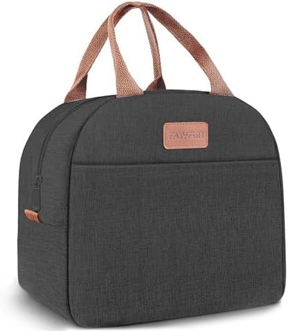 Lunch Bag for Women & Men Adult Insulated Lunch Box, Small Leakproof Cooler Food Lunch Containers Reusable High Capacity Lunch Tote Bags for Work, Travel, Outdoor