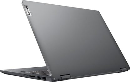 Lenovo Ideapad Flex 5 14'' 2-in-1 Touchscreen FHD Laptop - Intel Core i3-1115G4, 4GB RAM, 128GB SSD, Windows 11 S Mode- Graphite Grey (82HS00R9US), Gray