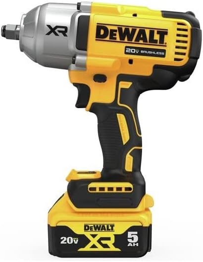 DEWALT 20V MAX XR Impact Wrench, 1/2 In Cordless, High Torque, 4 Speed Precision Mode, Tool Only (DCF900B)